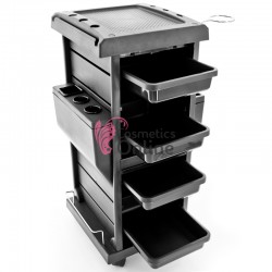 Ucenic pentru coafor cu 4 sertare model 100 C negru, art ACP 109330